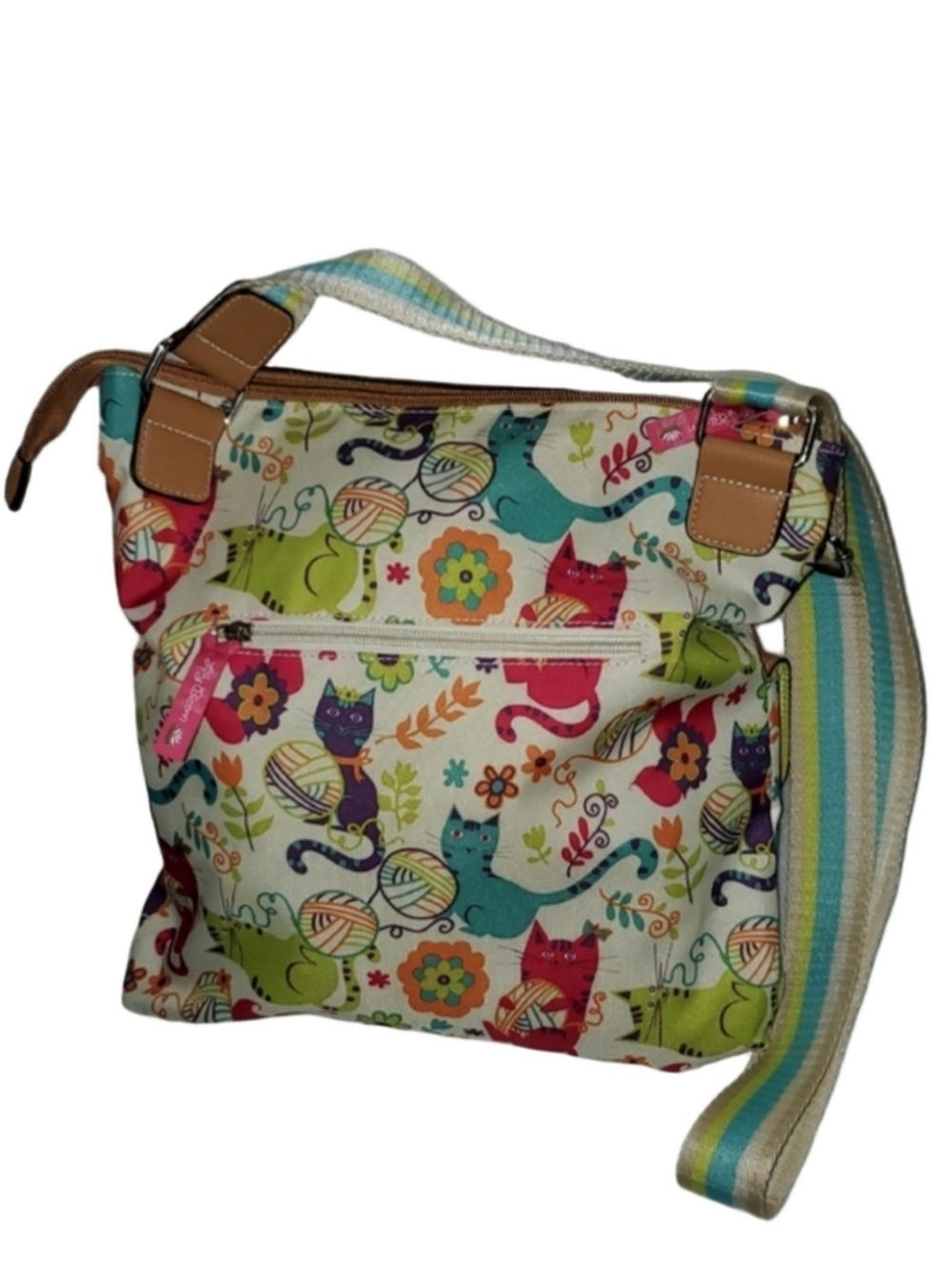 Lily Bloom Cat Print Crossbody Bag - Picture 3 of 14